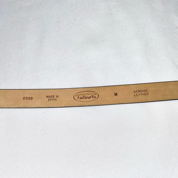 Talbots Genuine Leather Classic BELT - Picture 5 of 6